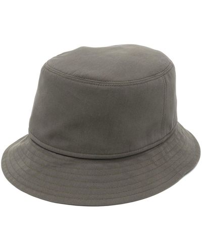 Borsalino Sombrero de pescador con logo - Gris