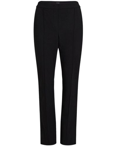 Karl Lagerfeld Straight-leg Tailored Trousers - Black