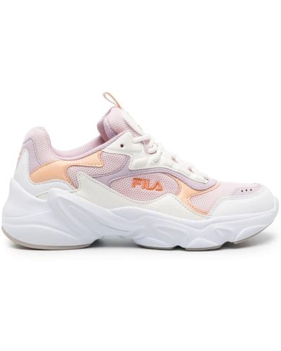 Fila Collene Panelled Chunky Trainers - White