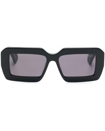 Marcelo Burlon Gafas de sol Tecka con montura cuadrada - Negro