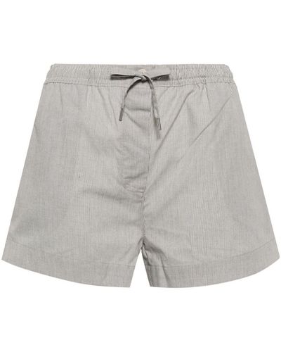 Paul Smith Striped Elasticated-waistband Shorts - Grey