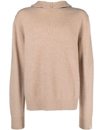 Mackintosh Wiverton Knitted Hooded Jumper - Natural