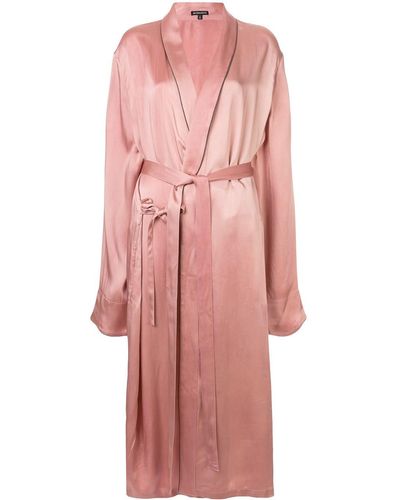 Ann Demeulemeester Lange Kimono-Jacke - Pink