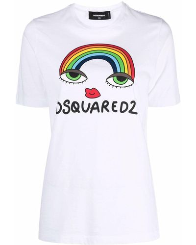 DSquared² ディースクエアード ロゴ Tシャツ - ホワイト