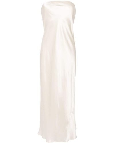 Reformation Joana Silk Maxi Dress - White