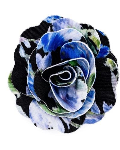 Philosophy Di Lorenzo Serafini Broche con aplique floral - Azul