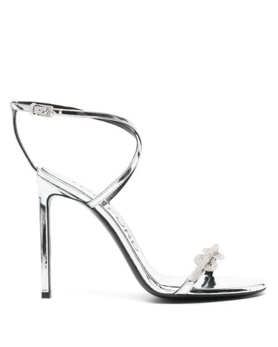 Tom Ford 105mm Crystal-embellished Sandals - White