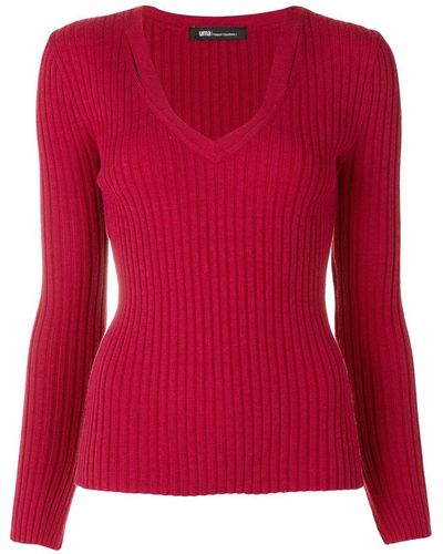 UMA | Raquel Davidowicz Tricot Bauru Ribbed-knit Sweater - Red