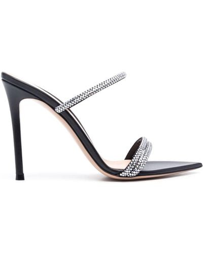 Gianvito Rossi Cannes Muiltjes - Wit