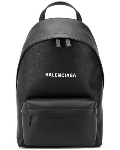 Balenciaga Everyday Backpack Small Leather Black/white