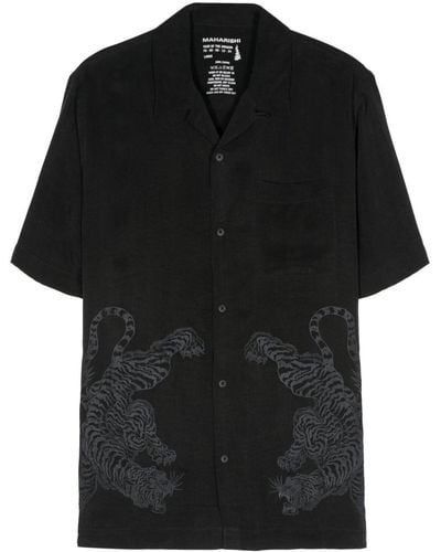 Maharishi Take Tora Summer Shirt - Zwart