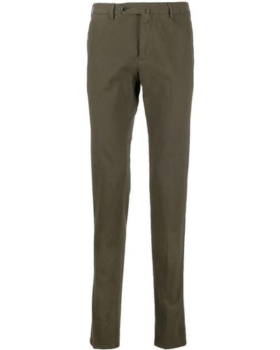 PT Torino Pantalones rectos de talle medio - Verde
