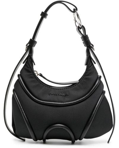 Trussardi Handtasche mit Logo - Schwarz