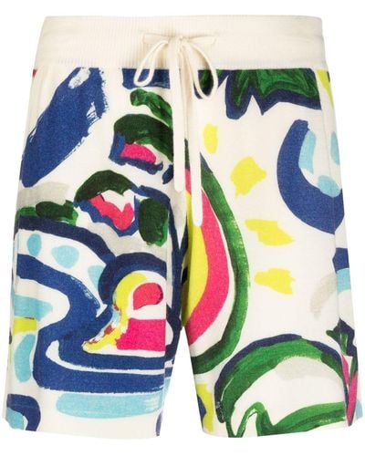 Chinti & Parker Shorts mit grafischem Print - Grün