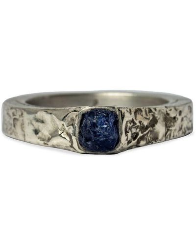 Parts Of 4 10kt Gold-fused Sterling Silver Tanzanite Ring - White