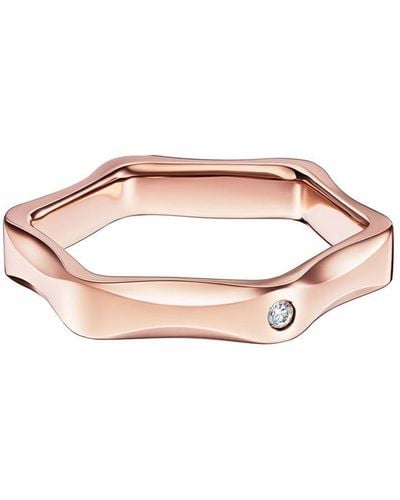 Tasaki 18kt Roségouden Ring - Metallic