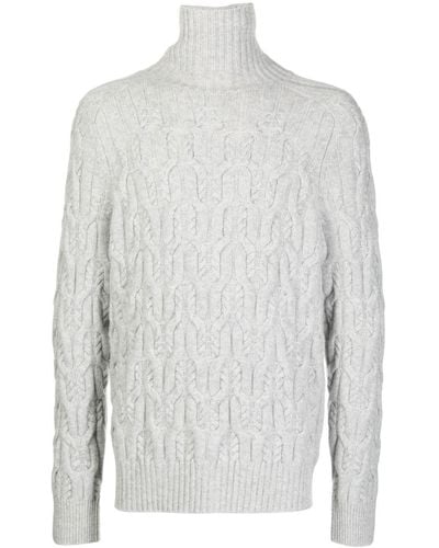 N.Peal Cashmere Organic-cashmere Sweater - White