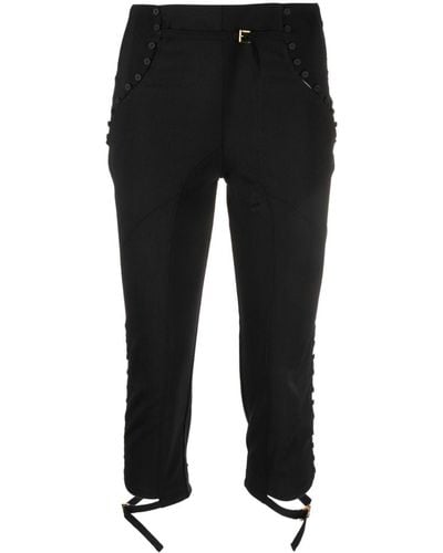 Jacquemus Cropped Pantalon - Zwart