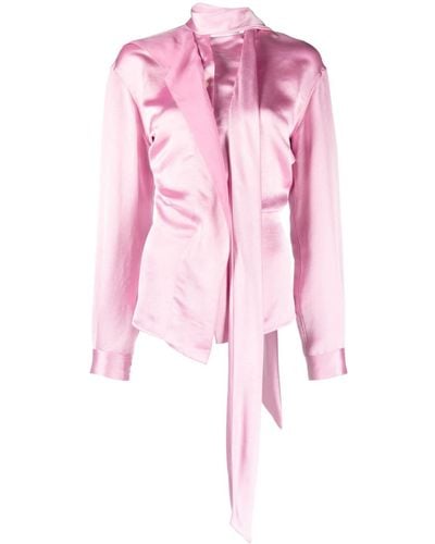 Victoria Beckham Asymmetrisches Kleid - Pink
