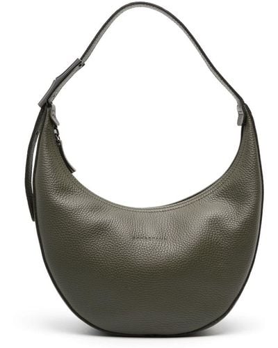 Longchamp Medium Roseau Essential Hobo Shoulder Bag - Grey