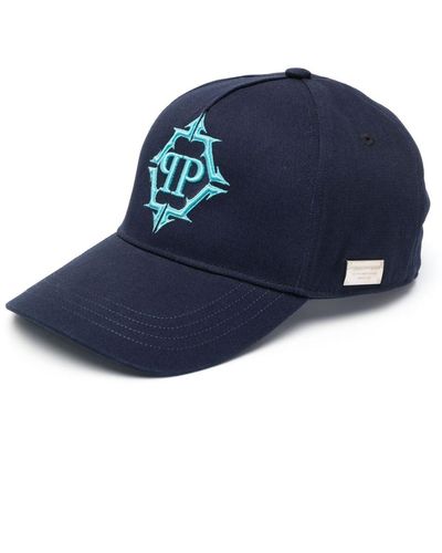 Philipp Plein Cappello da baseball con logo - Blu