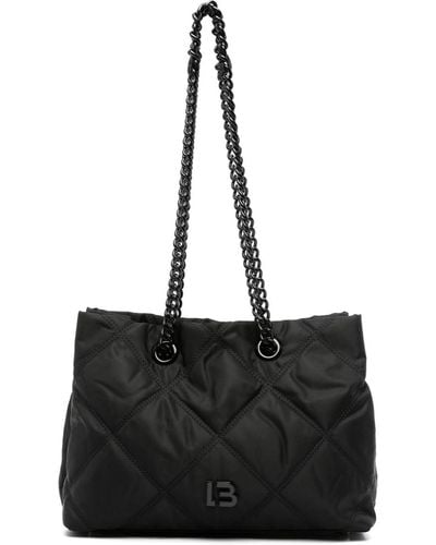 Bimba Y Lola Medium Quilted Shoulder Bag - Black