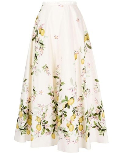 Giambattista Valli Saint-tropez A-line Skirt - White