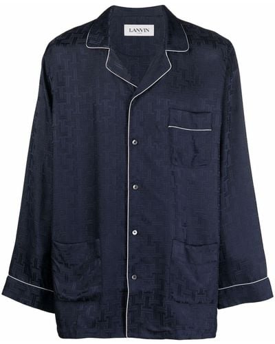 Lanvin パジャマシャツ - ブルー