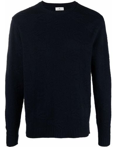 Etro Sweaters Black - Blue