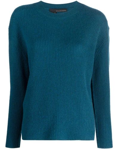 360cashmere Maglione Ridley a coste - Blu