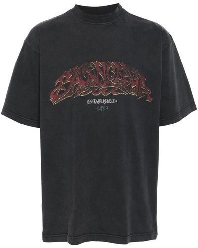 Balenciaga Offshore T-Shirt - Schwarz