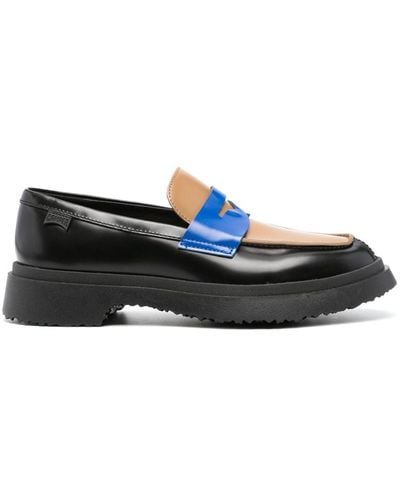 Camper Walden Twins 45mm Leather Penny Loafers - Blue