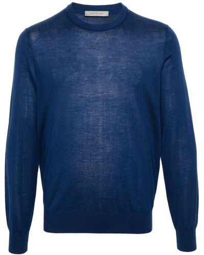 Corneliani Fine-knit Sweater - Blue