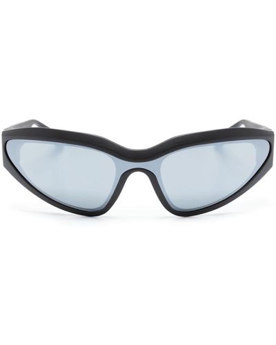 Karl Lagerfeld KL Sonnenbrille mit ovalem Gestell - Schwarz