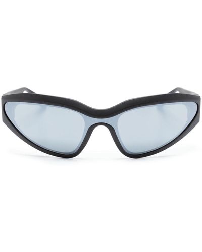 Karl Lagerfeld Lunettes de soleil KL à monture ovale - Noir