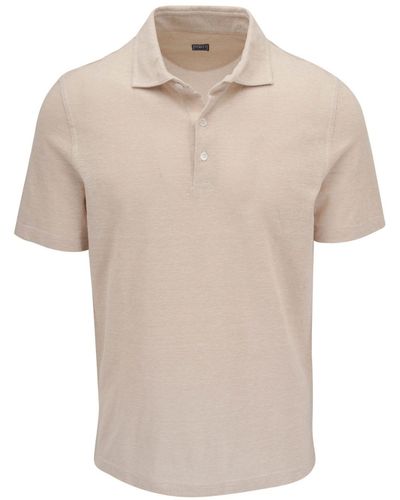 Fedeli Short-sleeve Polo Shirt - Natural