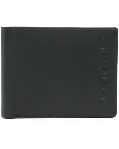 John Richmond Logo-embossed Leather Wallet - Black