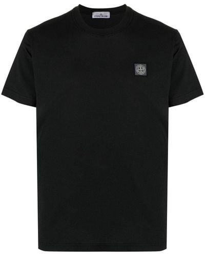 Stone Island コンパスパッチ Tシャツ - ブラック