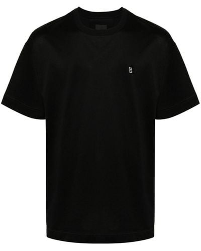 Givenchy 4g-logo Cotton T-shirt - Black