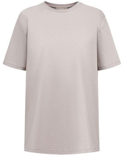 12 STOREEZ T-Shirt mit rundem Ausschnitt - Weiß