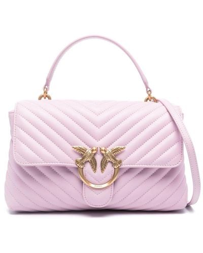 Pinko Love One quilted shoulder bag - Rosa
