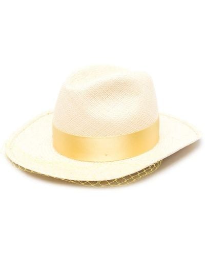 Borsalino Panama Quito Straw Hat - Natural