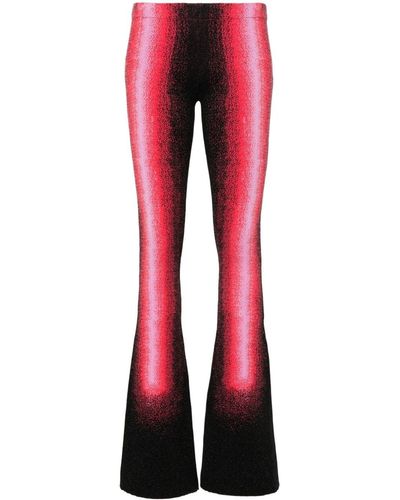 Y. Project Trousers > wide trousers - Rouge