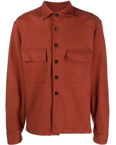 Costumein Long-sleeve Button-up Shirt - Red