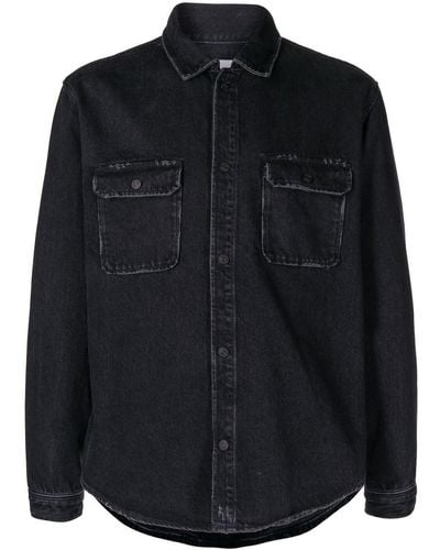 FRAME Chest-pocket Denim Shirt - Black