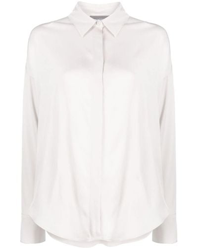 Lorena Antoniazzi Concealed-front Fastening Shirt - White