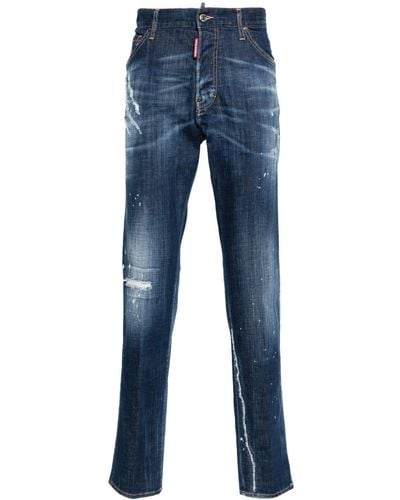 DSquared² Cool Guy Tapered-Jeans - Blau