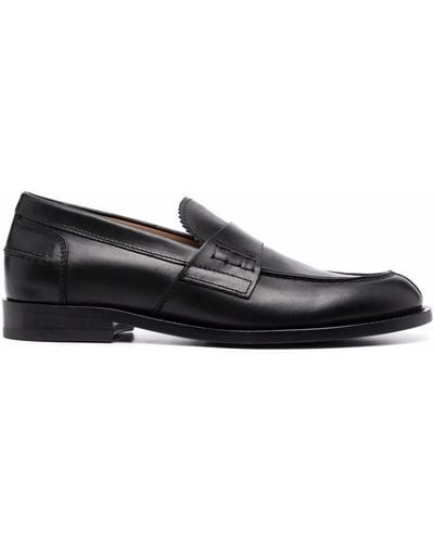 Buttero Shark Tooth-tongue Loafers - Black