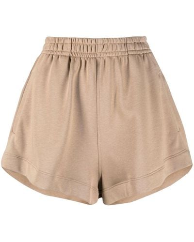 Styland Organic-cotton Jersey Mini Shorts - Natural