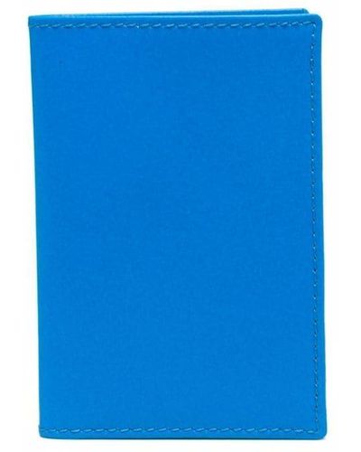 Comme des Garçons Color-block Fodling Wallet - Blue